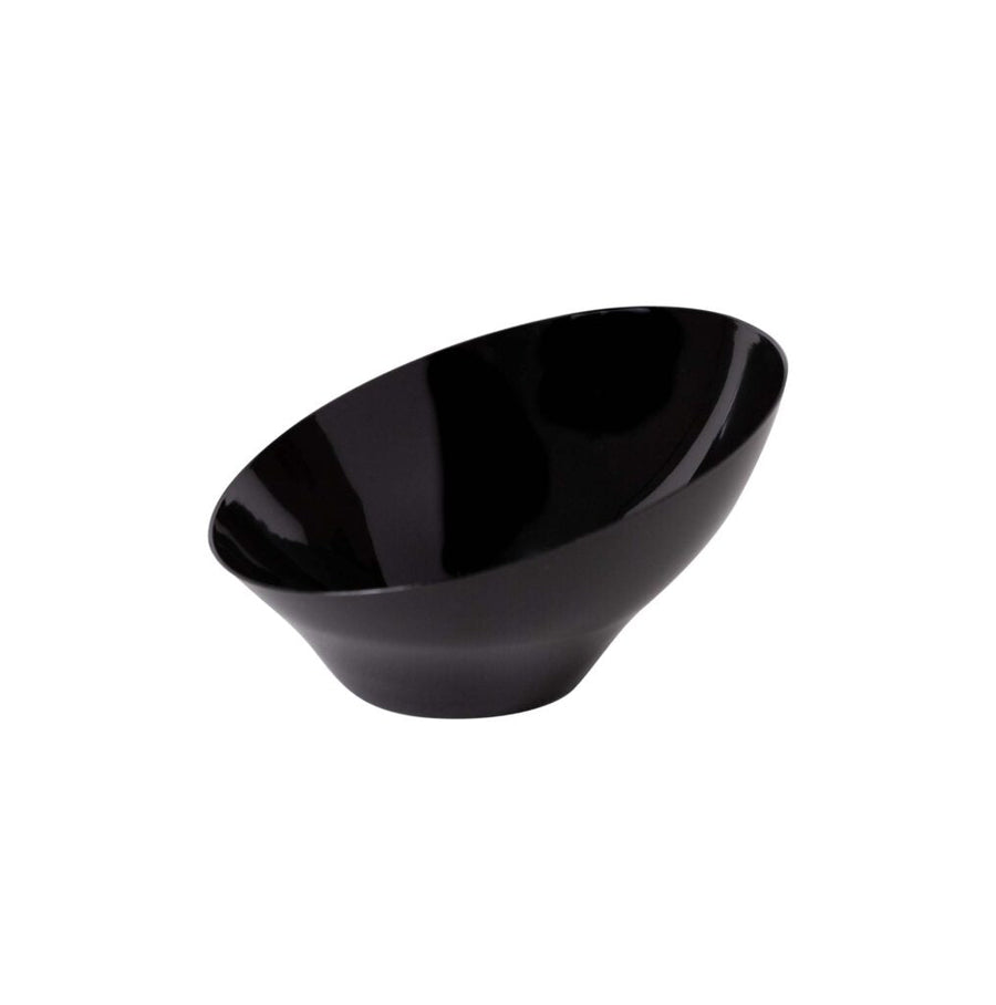 Angled Collection Black 6 oz Serving Bowls 8 Count