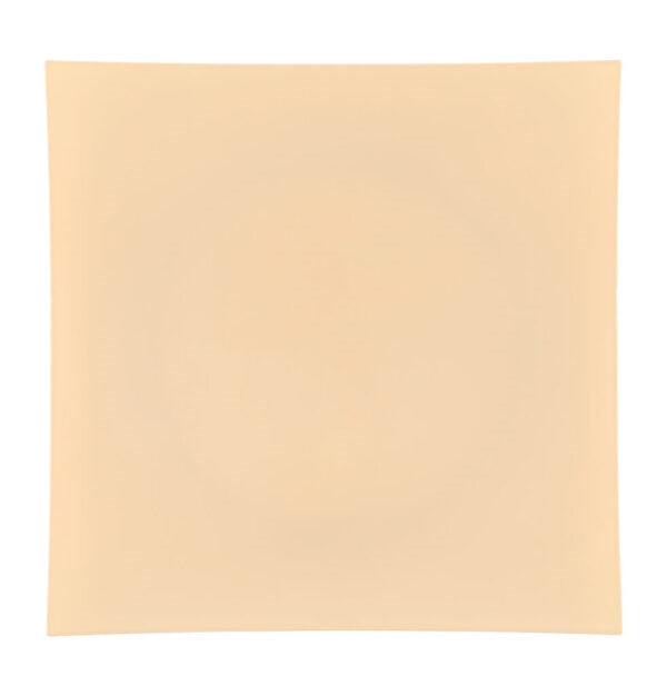 13" Square Flat Beige Chargers - The Closeout Connection