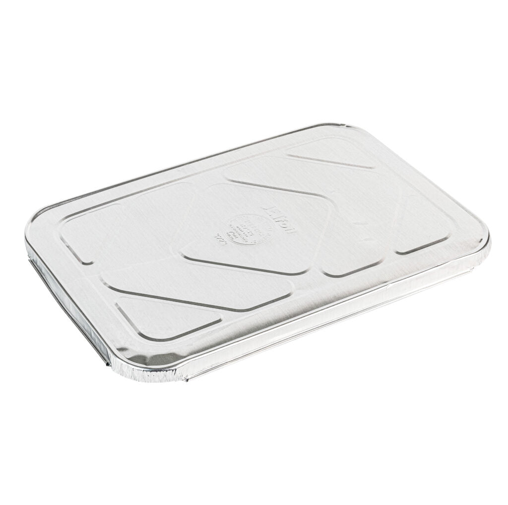 Aluminum Lids for 8 lb & 4 lb Oblong Pans - 5 Count - The Closeout Connection
