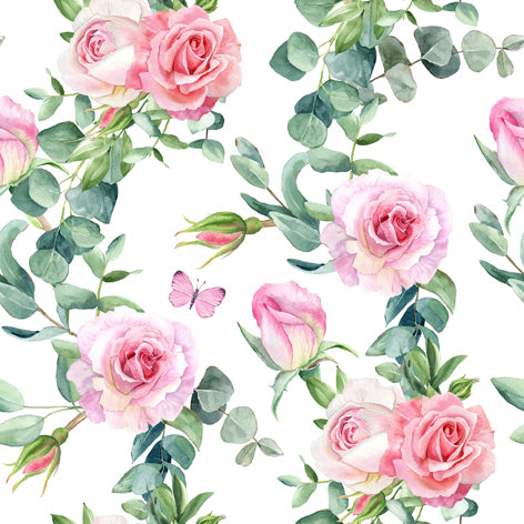 Zarcillos de Rosa Lunch Napkin  - 20 Count - The Closeout Connection