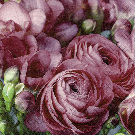 Freesia & Persian Buttercup Lunch Napkin - 20 Count
