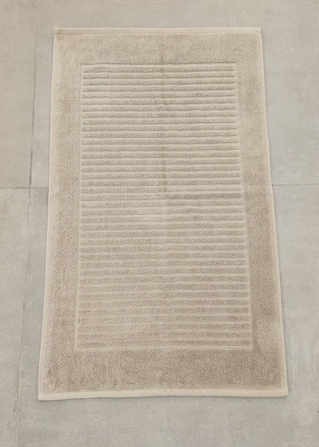 Ribonett Towel Collection Bath Mat - The Closeout Connection#Color_Taupe