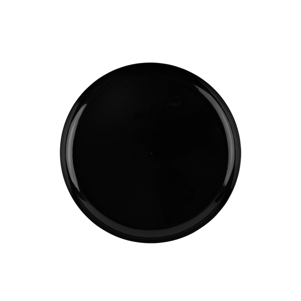 Edge Collection Round Plates - 10 Count - Black#Color_Black