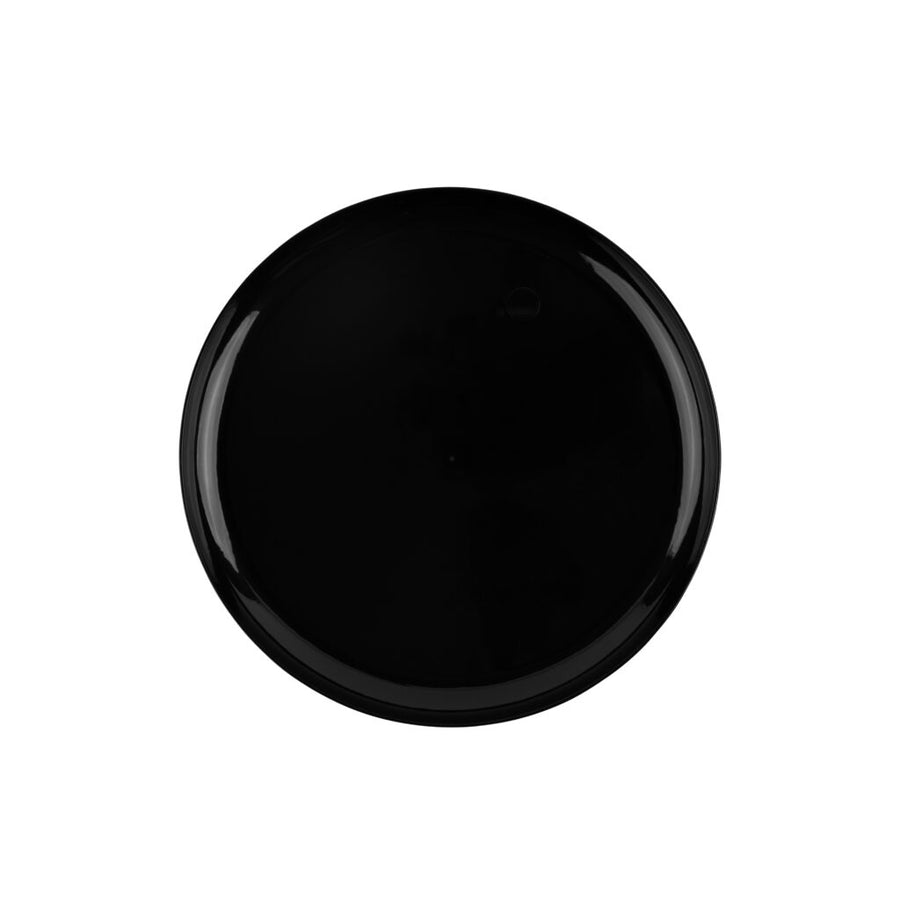 Edge Collection Round Plates - 10 Count - Black