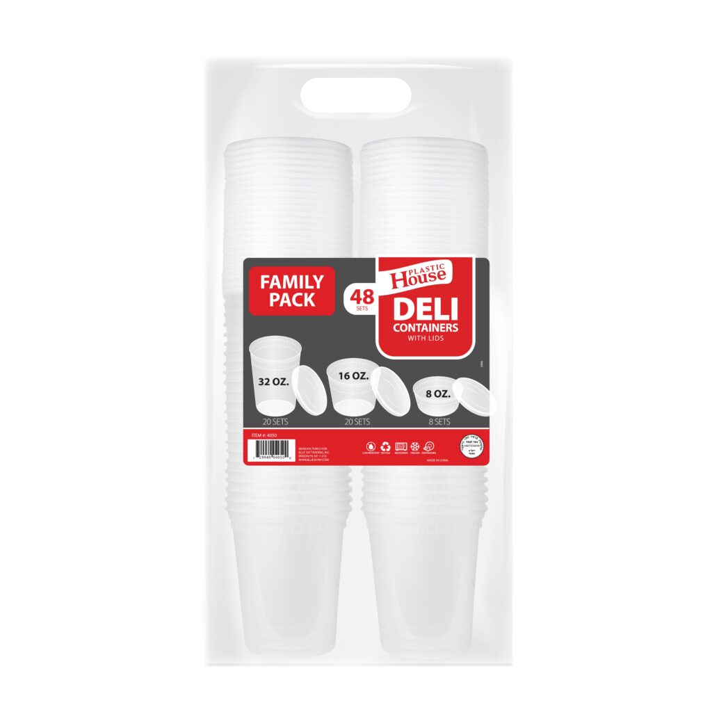 Deli Containers Combo Pack 8oz, 16oz & 32oz
