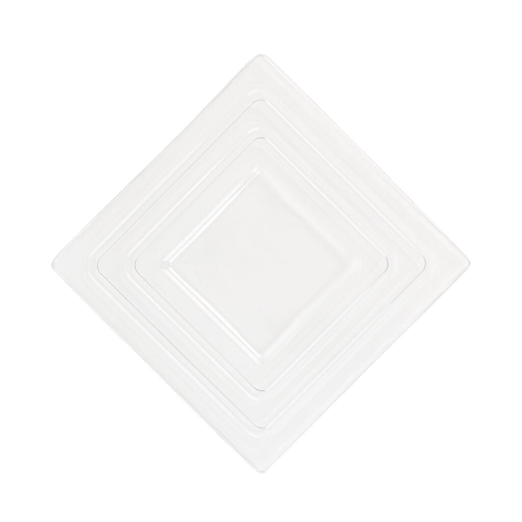 Square Salad Bowl Lid Medium Clear - The Closeout Connection#Color_Clear