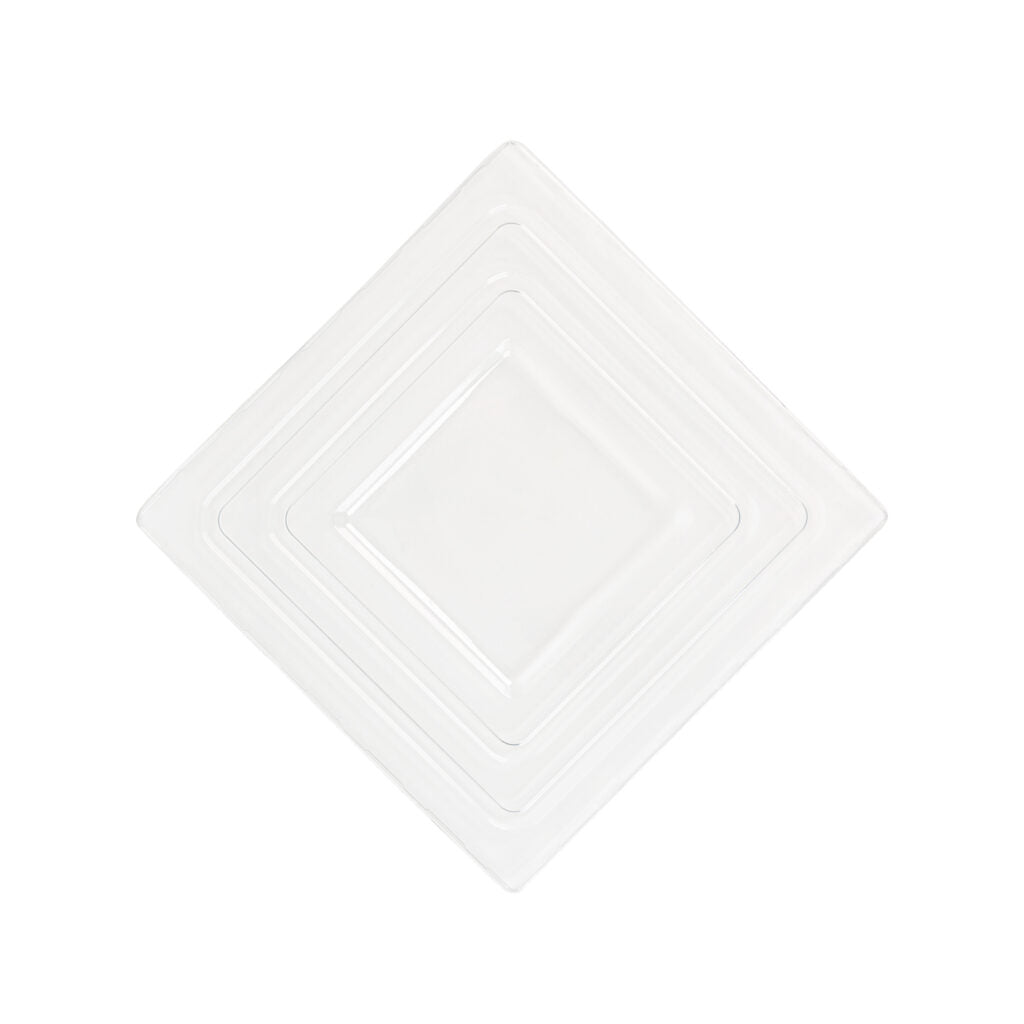 Square Salad Bowl Lid Small Clear - The Closeout Connection#Color_Clear