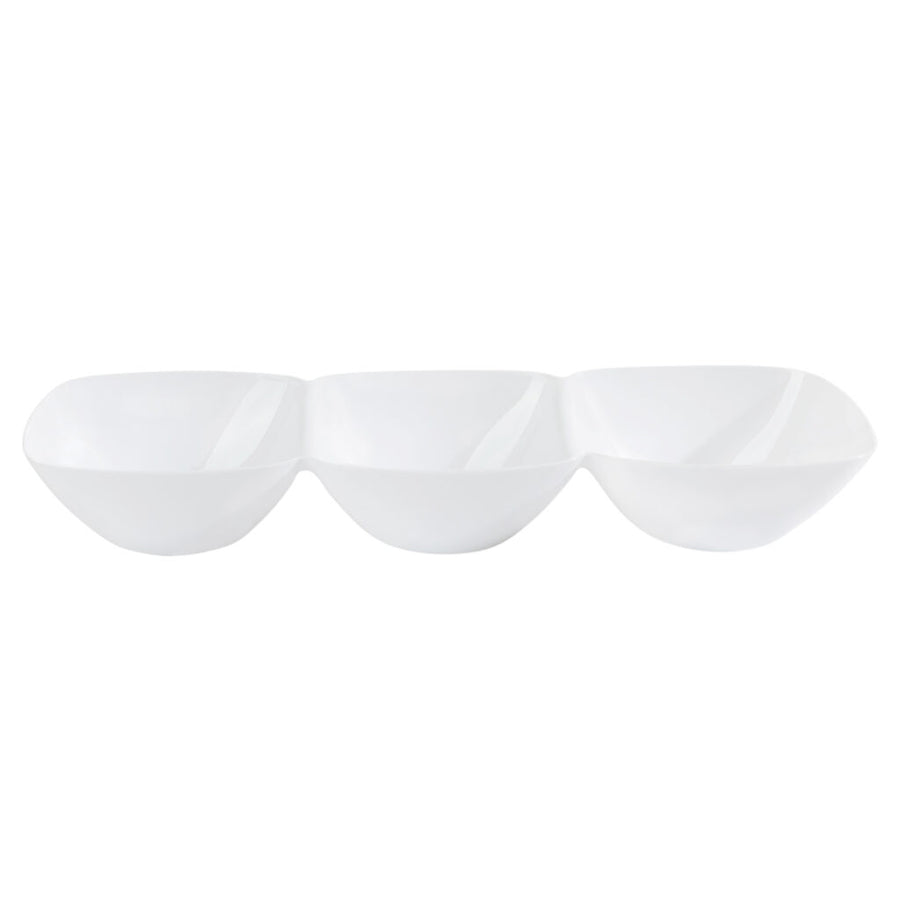 Petiteware 3 Section Bowls White - 6 Count