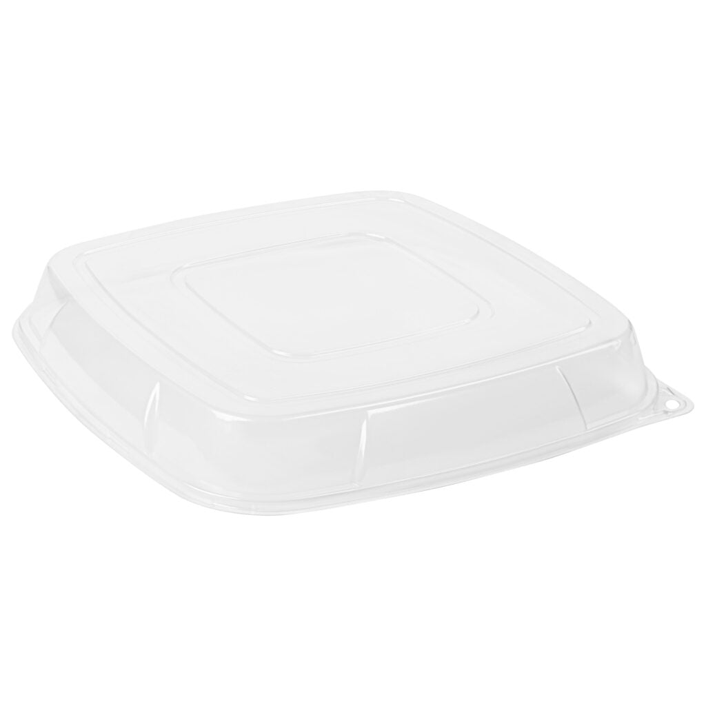 Organic Square Tray Lid Clear 14" - The Closeout Connection#Color_Clear