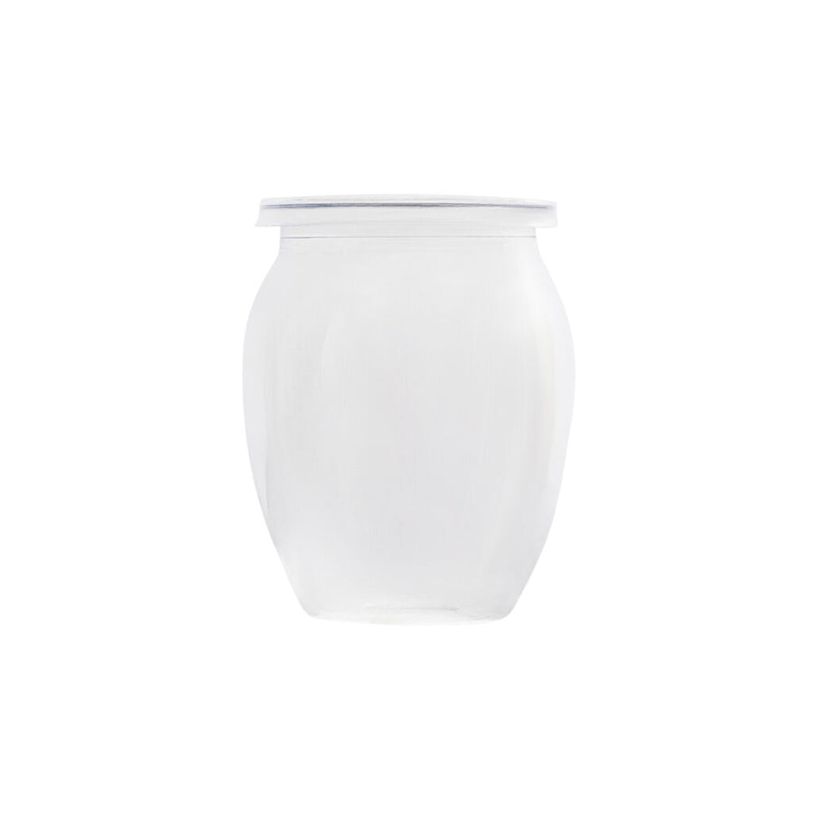 Oval Mousse Cups with Lids 7 oz - 8 Count
