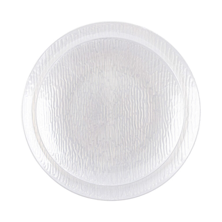 Icicles Gold Rim Combo Plates 7" & 10" - 24 Count - Pearl#Color_Pearl/Gold
