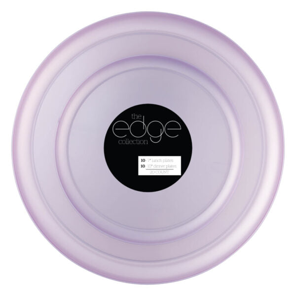 Edge Collection Pearl Combo 7" & 10" - 20 Count - Lavender#Color_Lavender