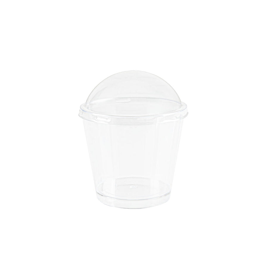 Cups with Dome Lids Clear 6 oz - 10 Count