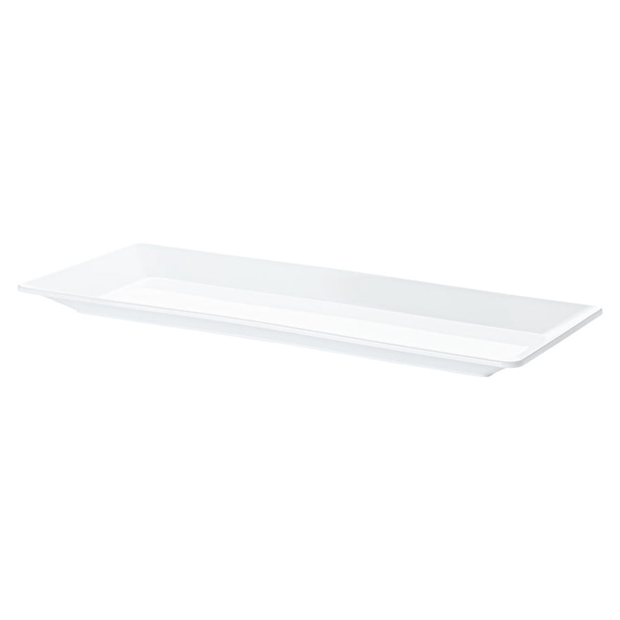 Rectangle Serving Tray 7 in x 15.75 in White - The Closeout Connection