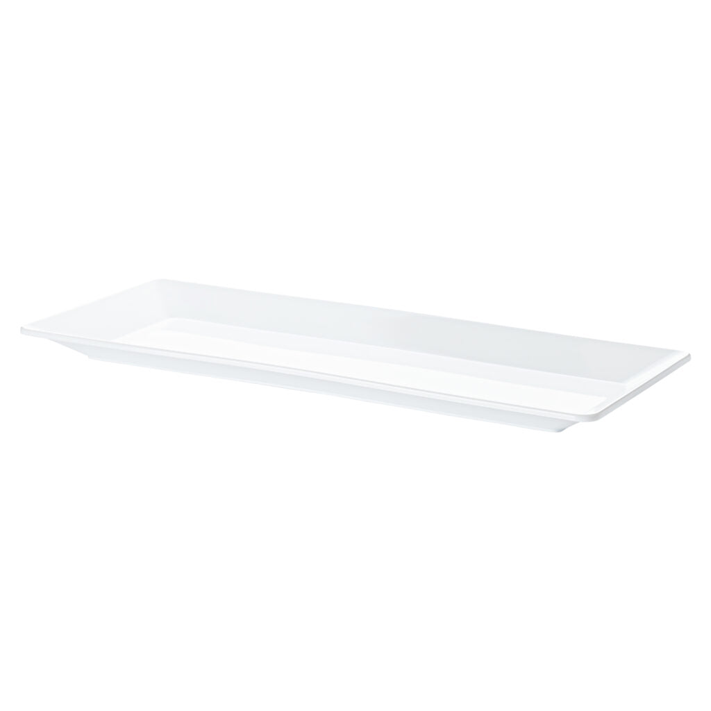 White Rectangle Serving Tray 7″ x 15.75″ - The Closeout Connection#Color_White