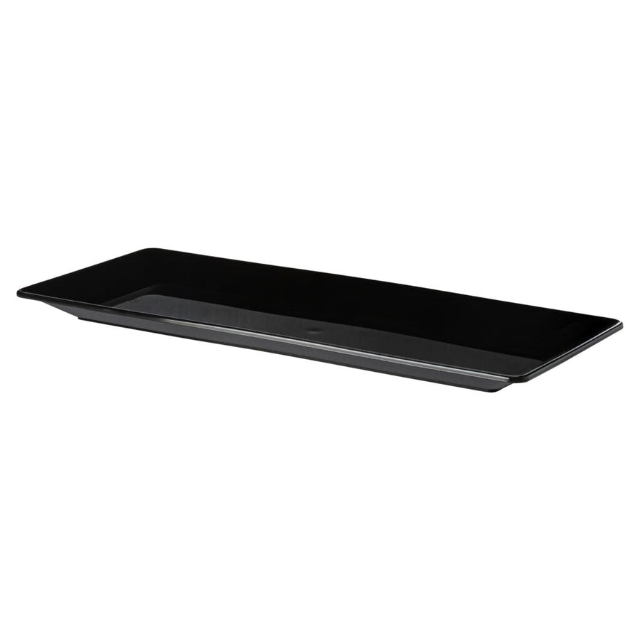 Black Rectangle Serving Tray 7″ x 15.75″ - The Closeout Connection