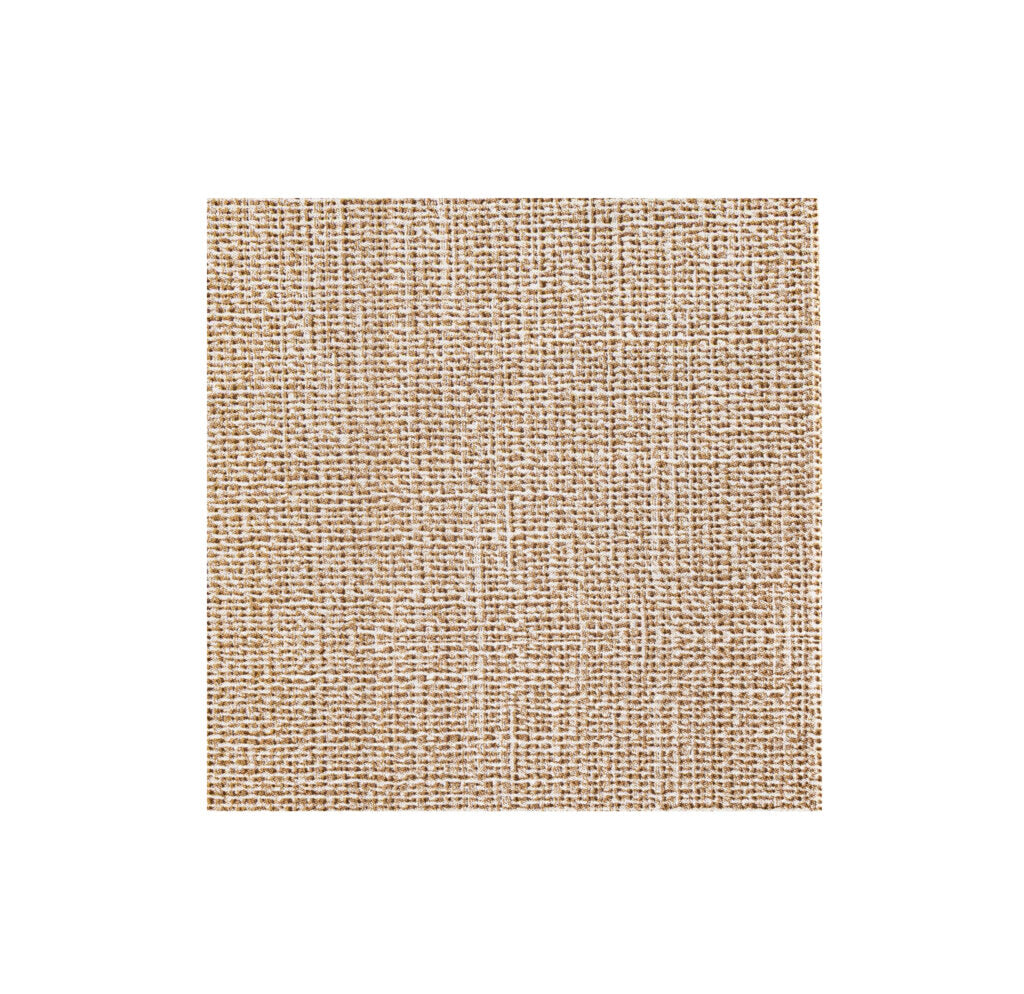 Burlap Print Cocktail Napkins - 40 Count - The Closeout Connection