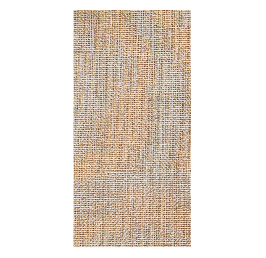 Burlap Print Guest Towel Napkins - 20 Count - The Closeout Connection