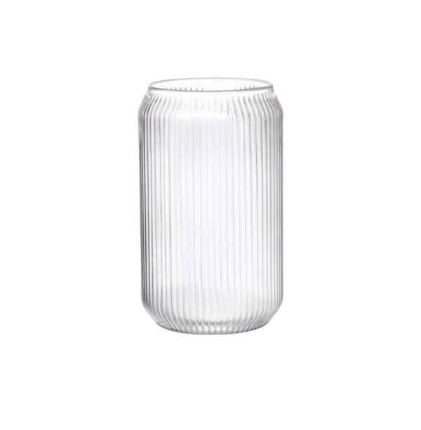 Ribbed Mini Vases Clear - 6 Count