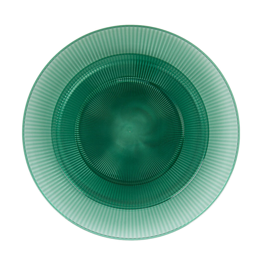 Linear Collection emerald green 7.5 and 10.25 inch plates#Color_Emerald Green