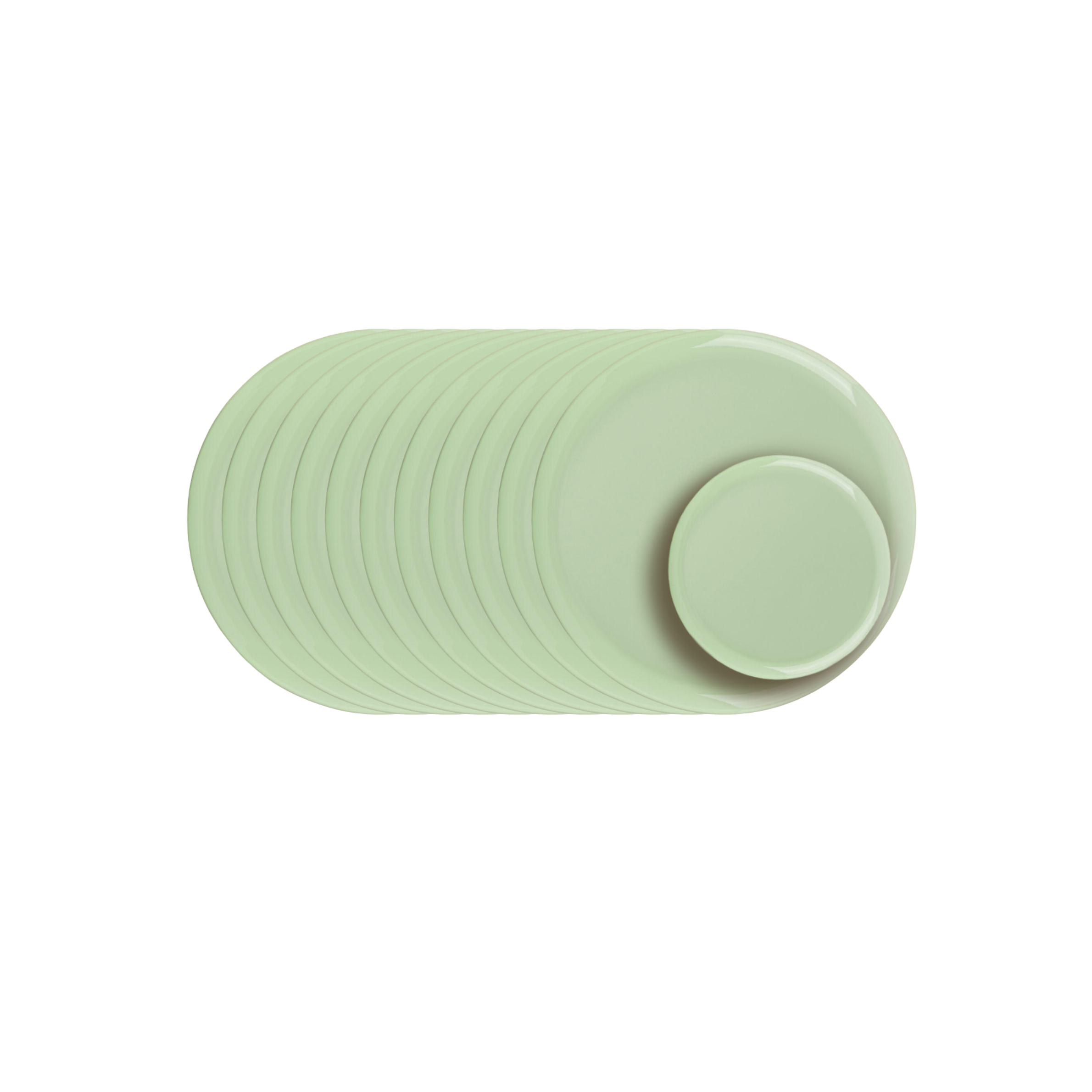 Edge Collection 10" Dinner Plates- 10 Count - The Closeout Connection