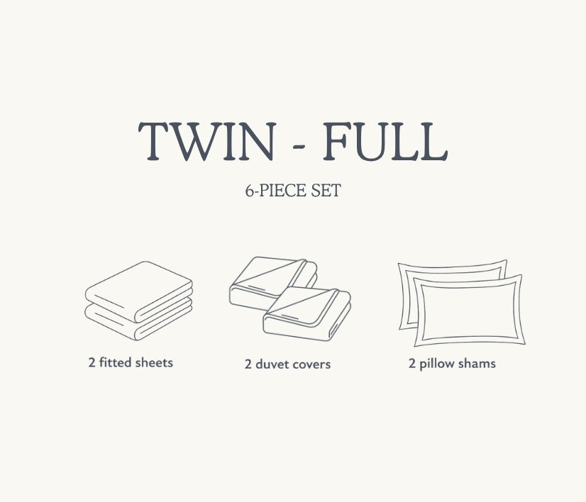 Luxe Wildflower Whirl Bedding Set - 6 Piece