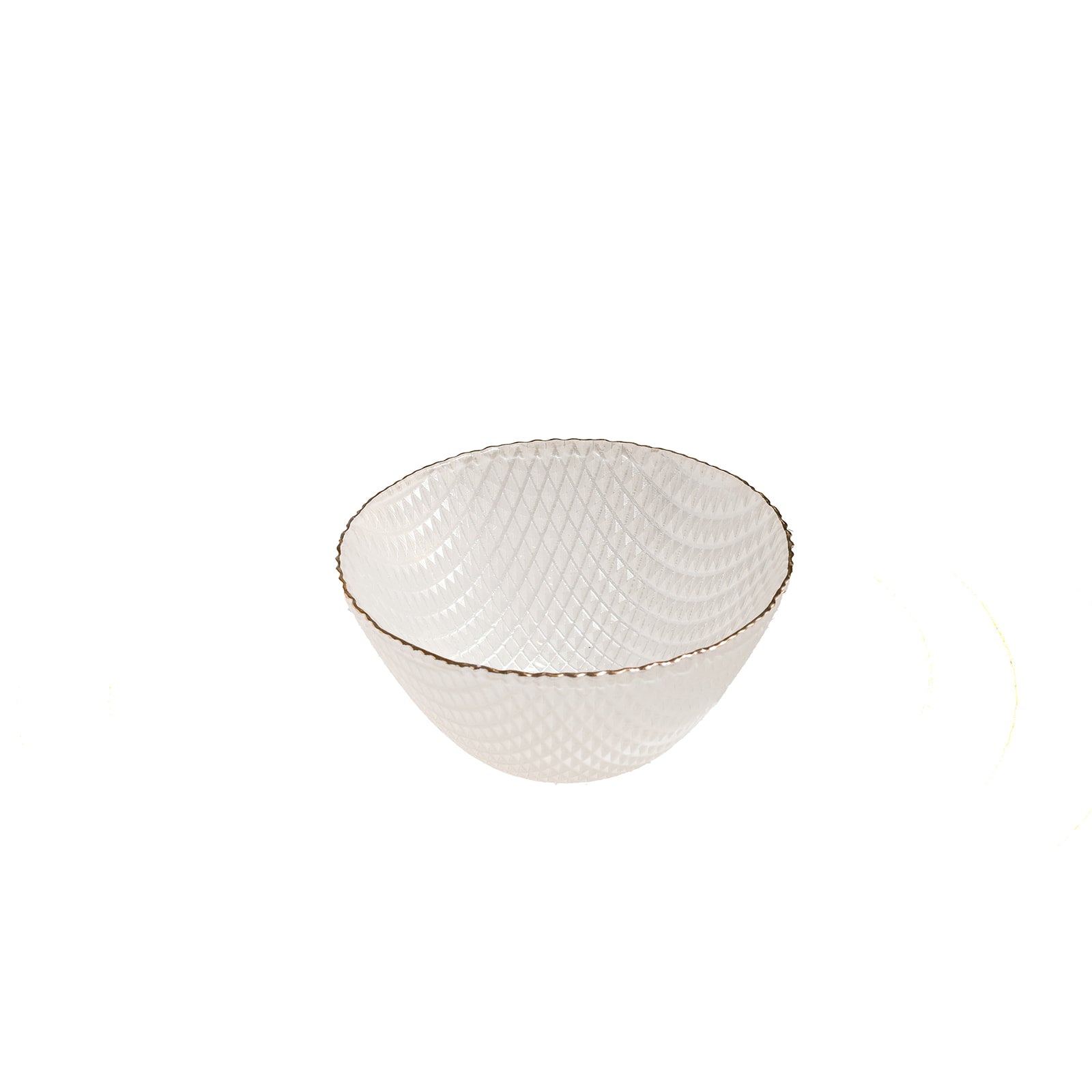 White Hounds Tooth Glass Dish Collection - The Closeout Connection