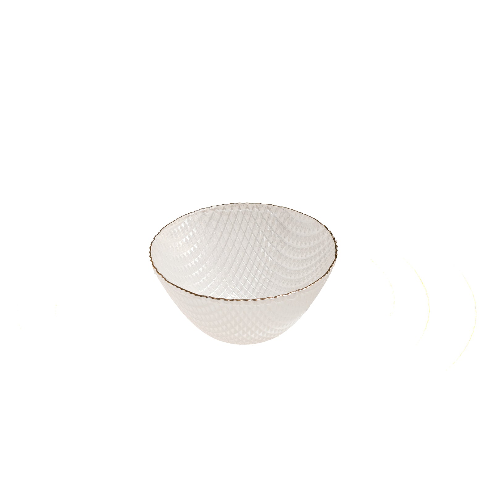 White Hounds Tooth Glass Dish Collection - The Closeout Connection