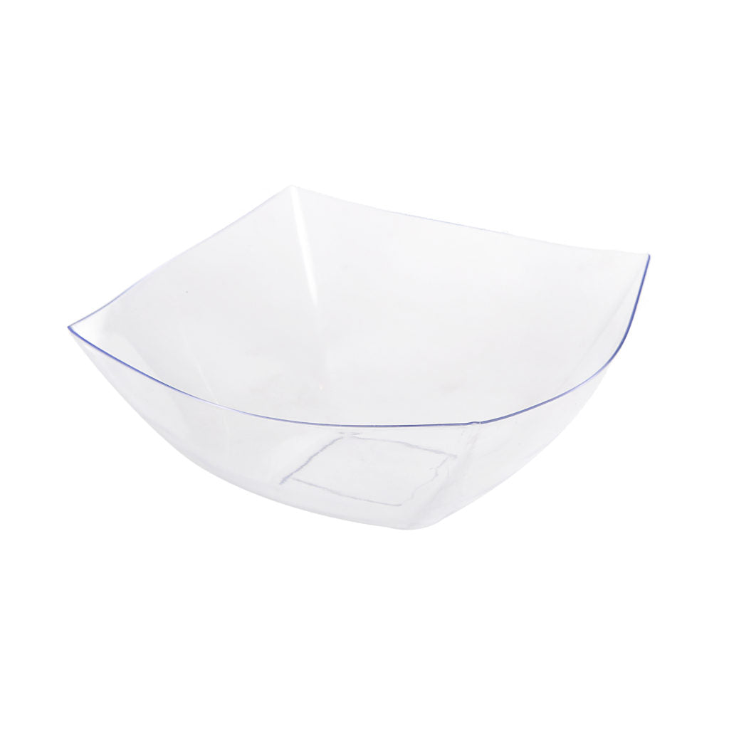 Square Fancy Clear Serving Bowl 32 oz - 1 Count