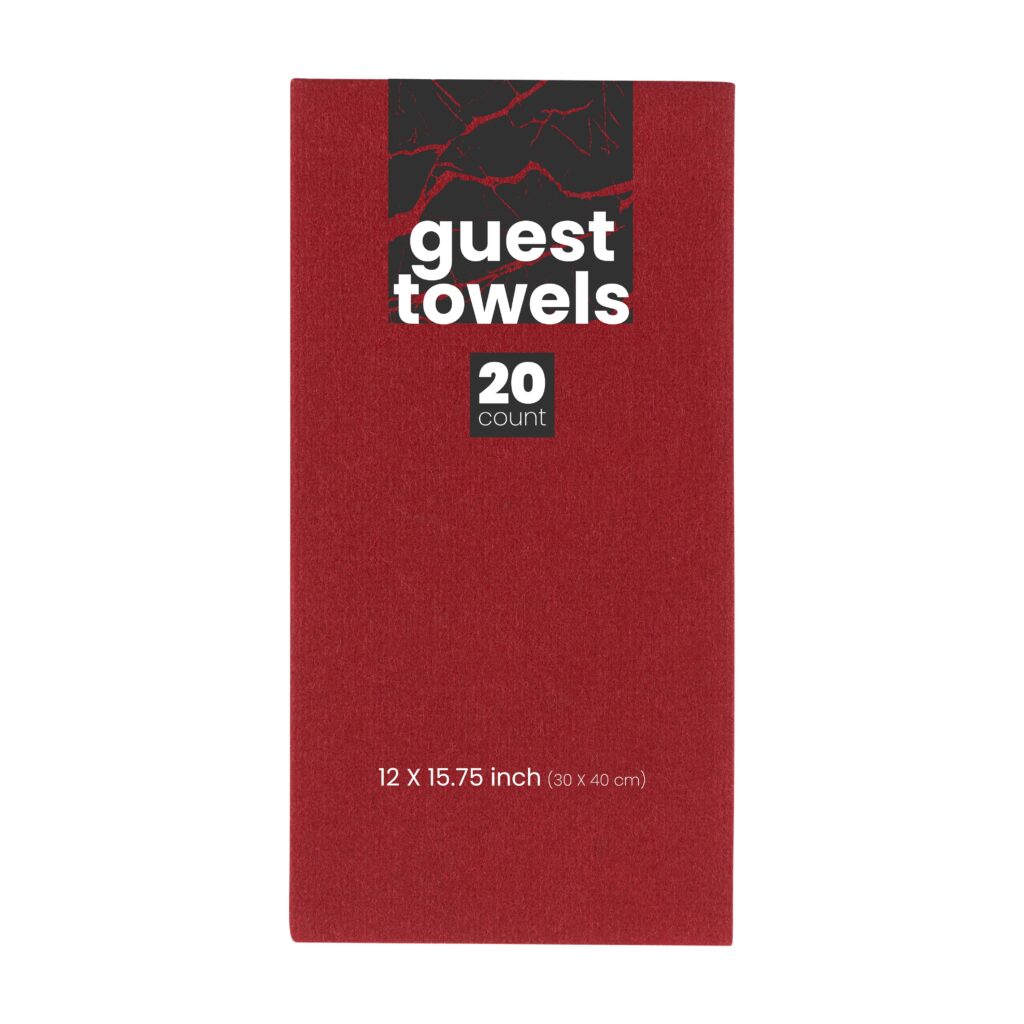 Airlaid 1/6 Fold Cranberry Red - The Closeout Connection