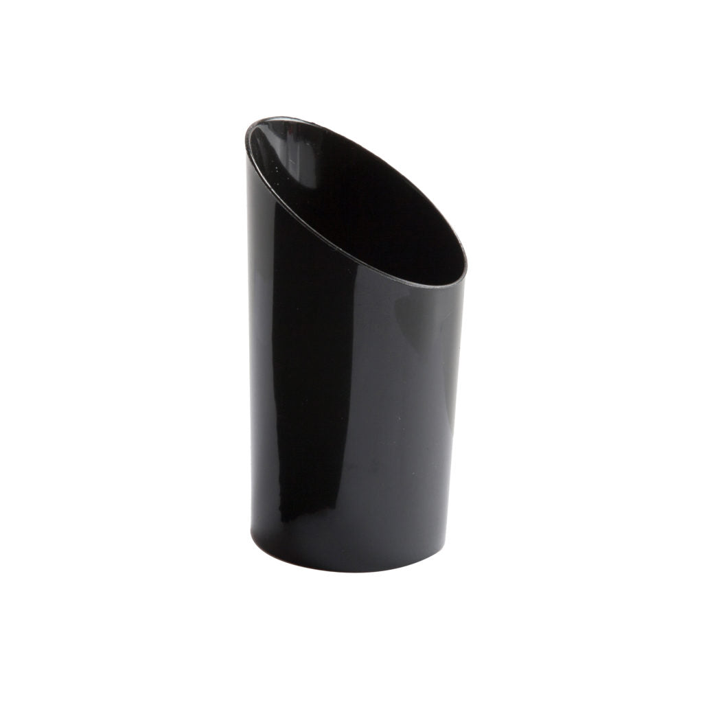 MiniWare Black Angled Cups 2.5 oz - 10 Count