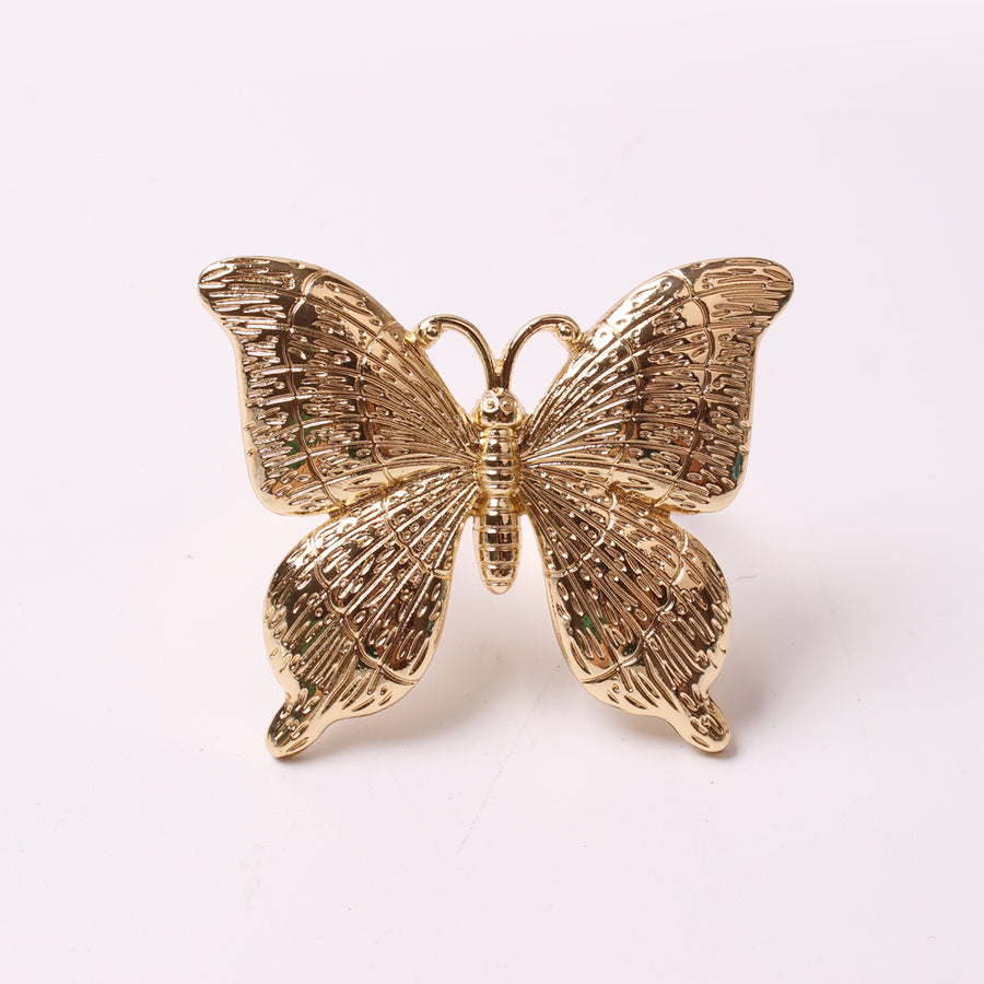Butterfly Napkin Ring - 4 Count - The Closeout Connection