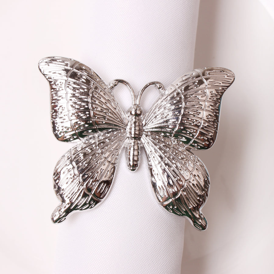 Butterfly Napkin Ring - 4 Count - The Closeout Connection