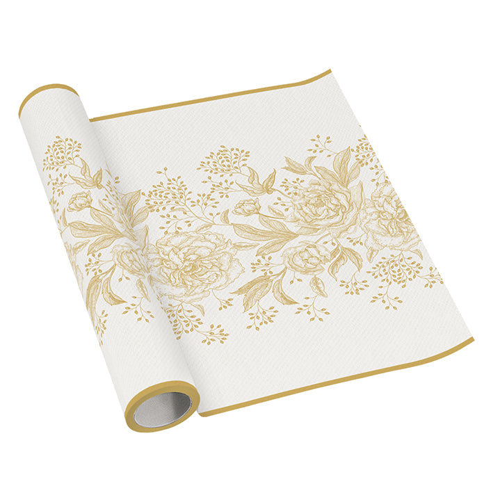 Airlaid 13 x 13 Rose Peonies Napkin
