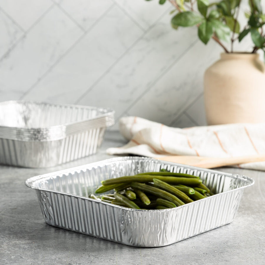 Square 8″ Aluminum Pans - The Closeout Connection