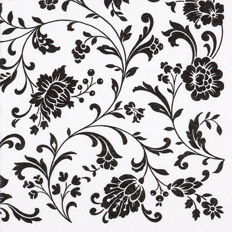 Arab White Lunch Napkins - 20 Count