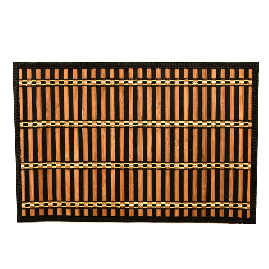 Bamboo Rectangular Placemat 6 pack - The Closeout Connection