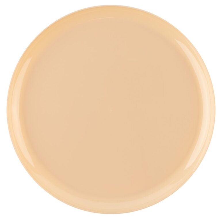 Dark Beige Plates- 10 Count - The Closeout Connection
