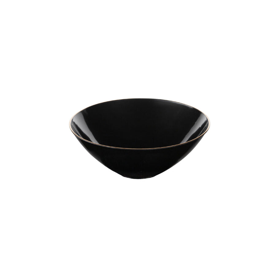 Organic Collection Black/Gold Rim - 10 Count - The Closeout Connection