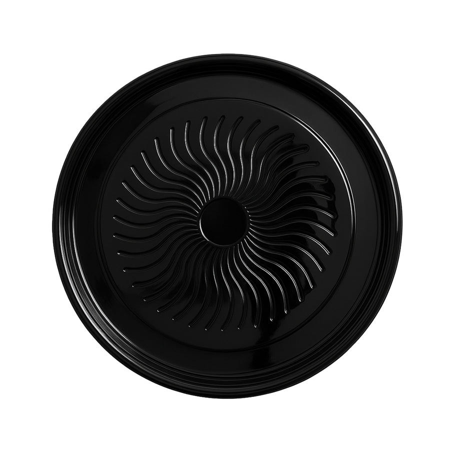 Round Catering Tray Black - 25 Count - The Closeout Connection