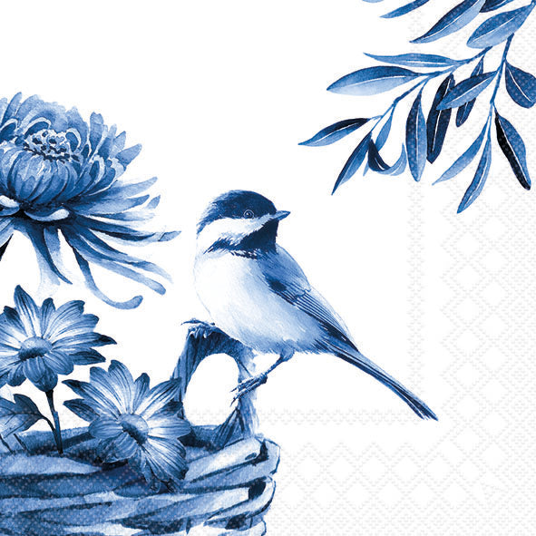 Blue Bird Lunch Napkin - 20 Count - The Closeout Connection