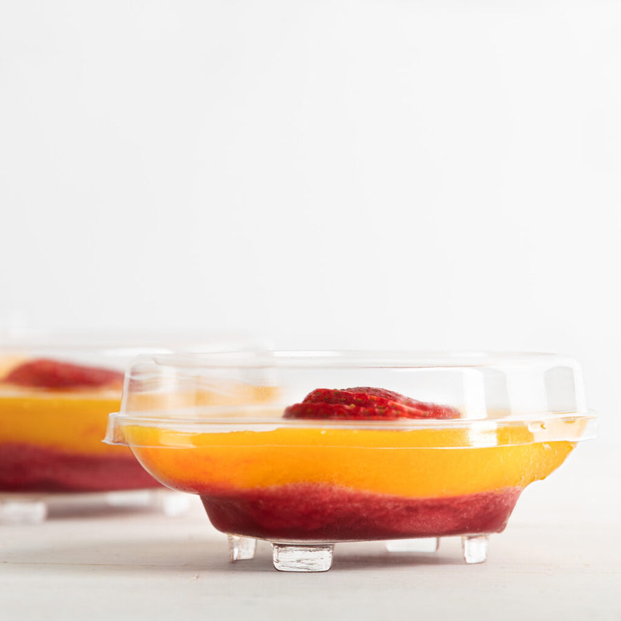 Boat Shape Dish With Flat Lid - 10 Count - The Closeout Connection