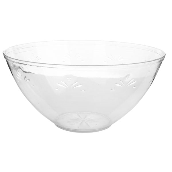 Large Round Clear Serving Bowl#Size_Large