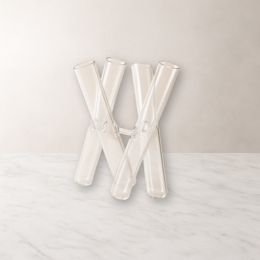 Capri Criss Cross Vase - The Closeout Connection