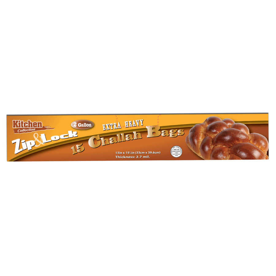 Zip & Lock 2-Gallon Challah - 15 Count - The Closeout Connection