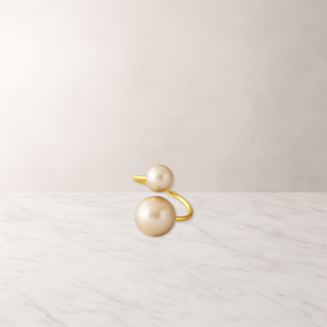 Champagne Napkin Ring - 4 Count