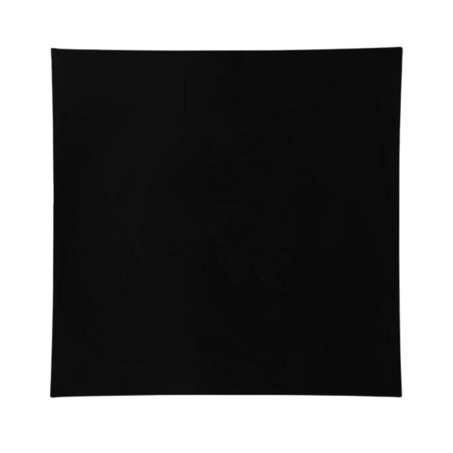 Square Flat Chargers 13" Black - 4 Count