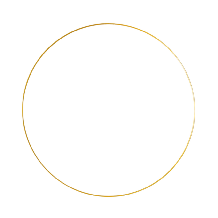 White with Gold Rim Chargers- 4 Count - The Closeout Connection