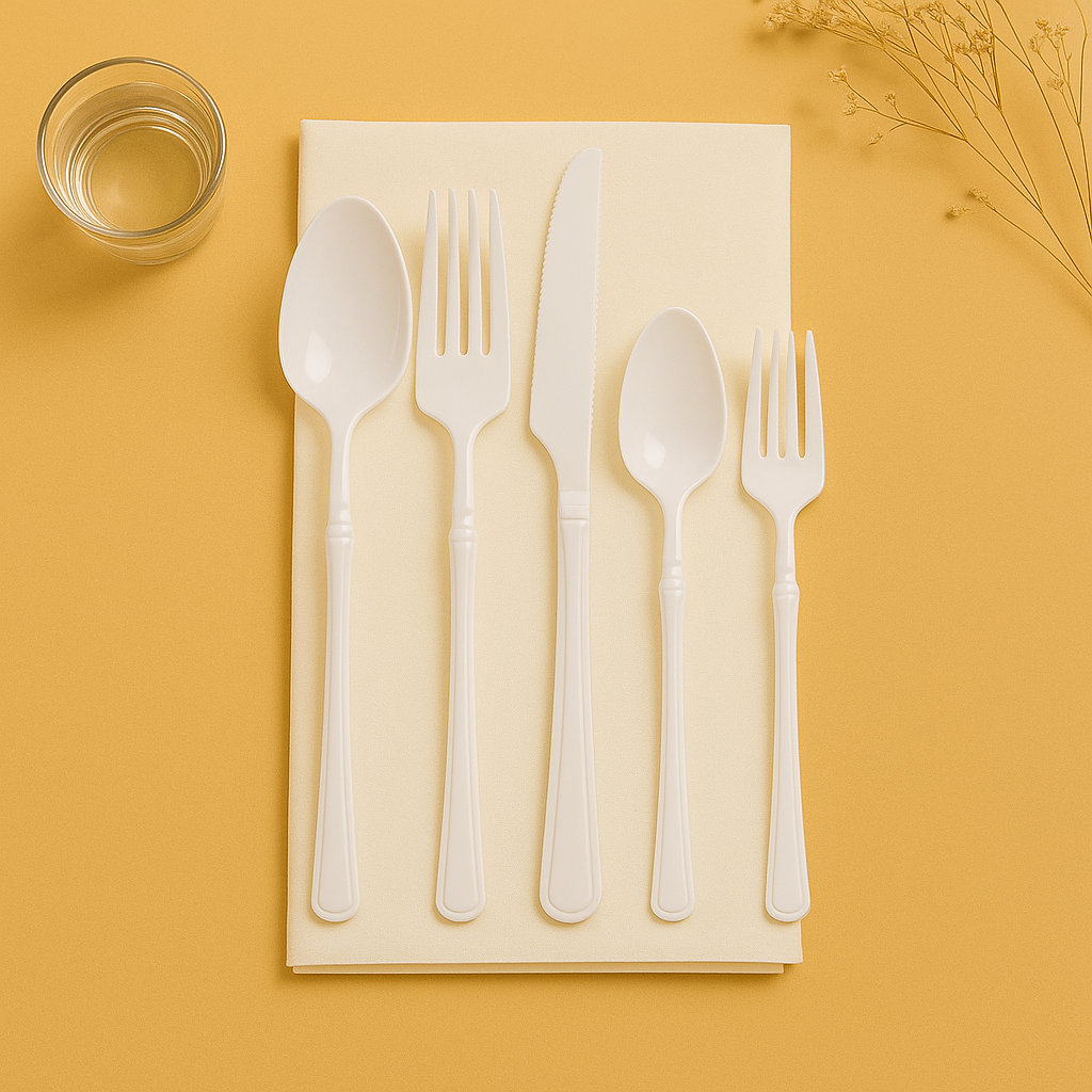 Infinity Flatware White Combo - 40 count