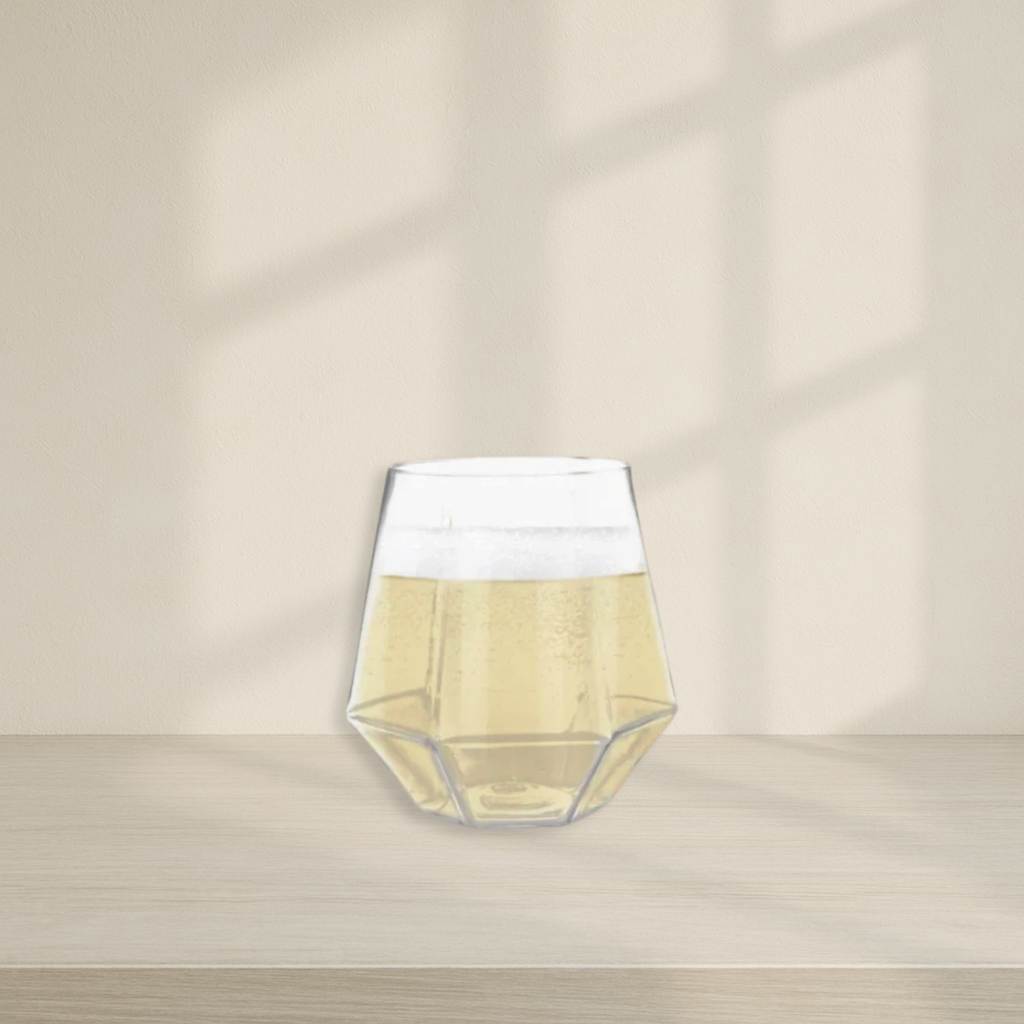 Stemless Goblets Hexagon- 6 Count